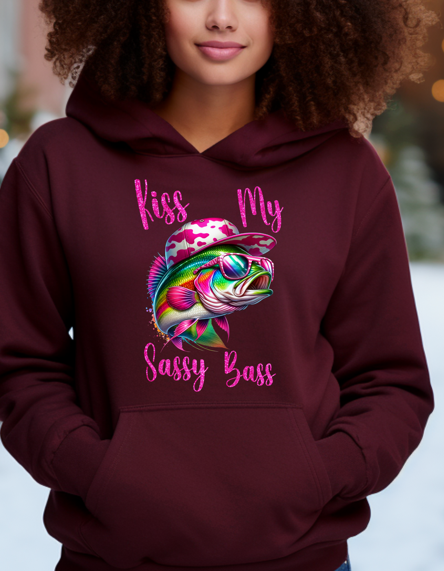 Kiss My Sassy Bass Unisex Hoodie