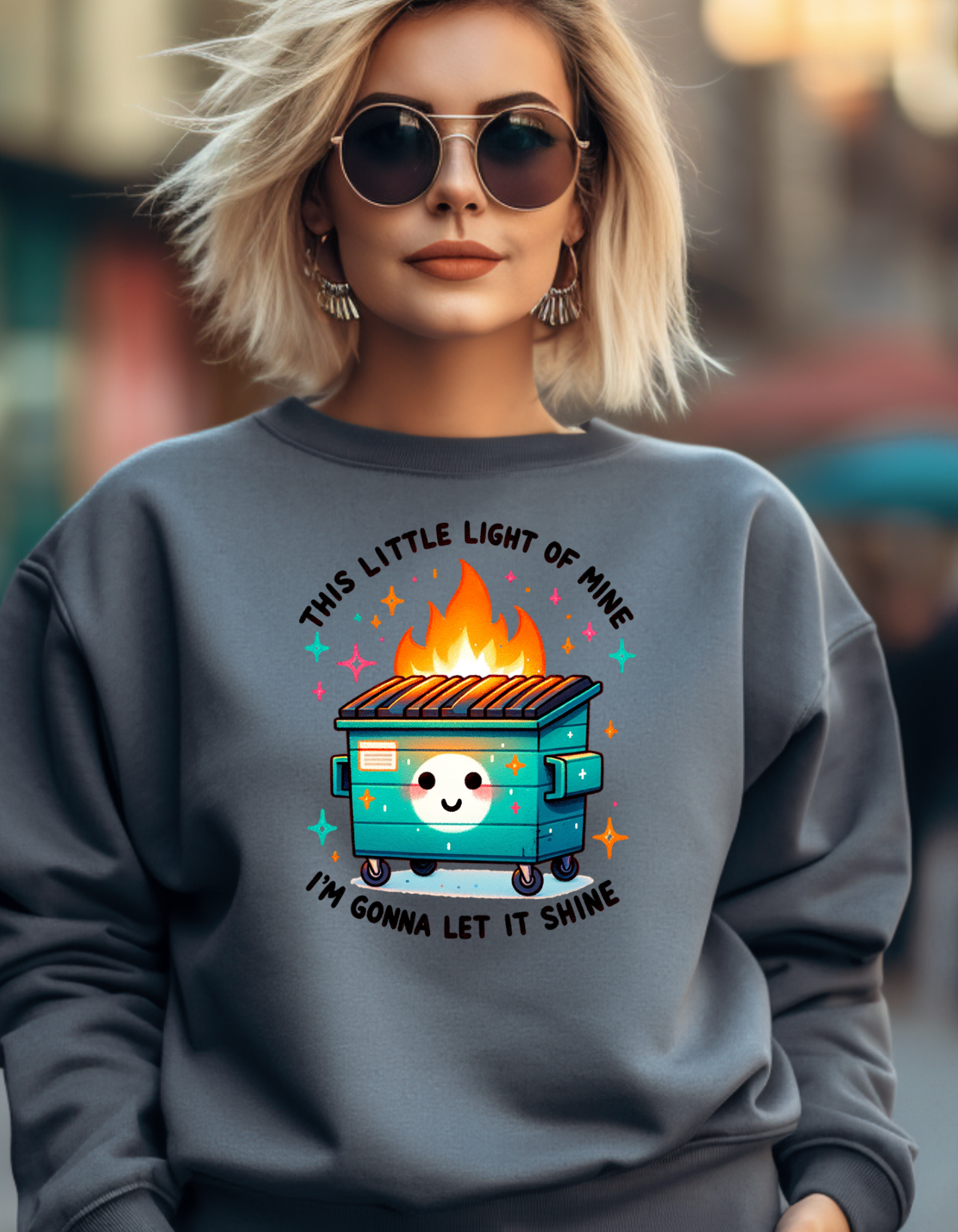 Dumpster Fire Unisex Sweatshirt