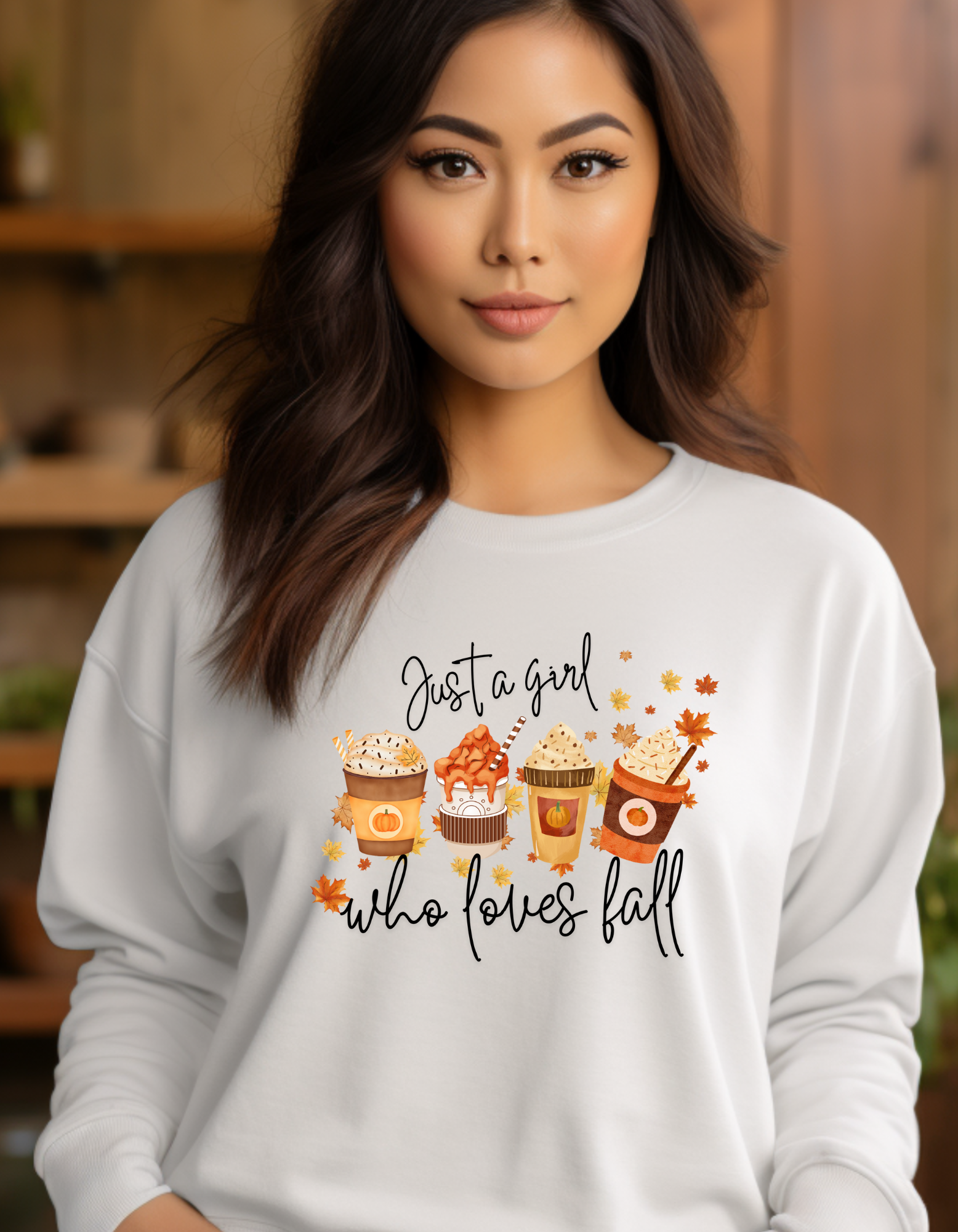 A Girl Who Loves Fall Unisex Sweatshirt