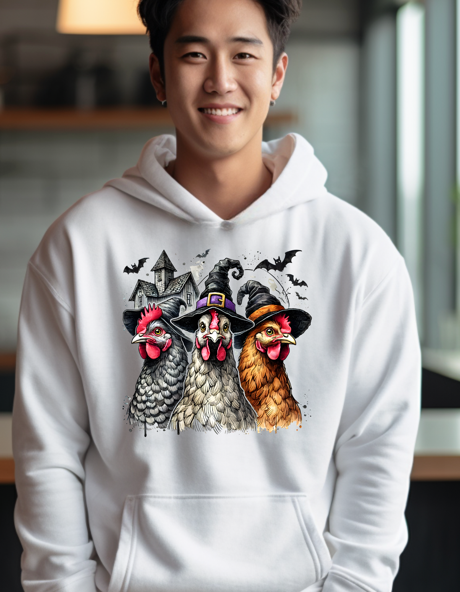 Halloween Hens Unisex Hoodie