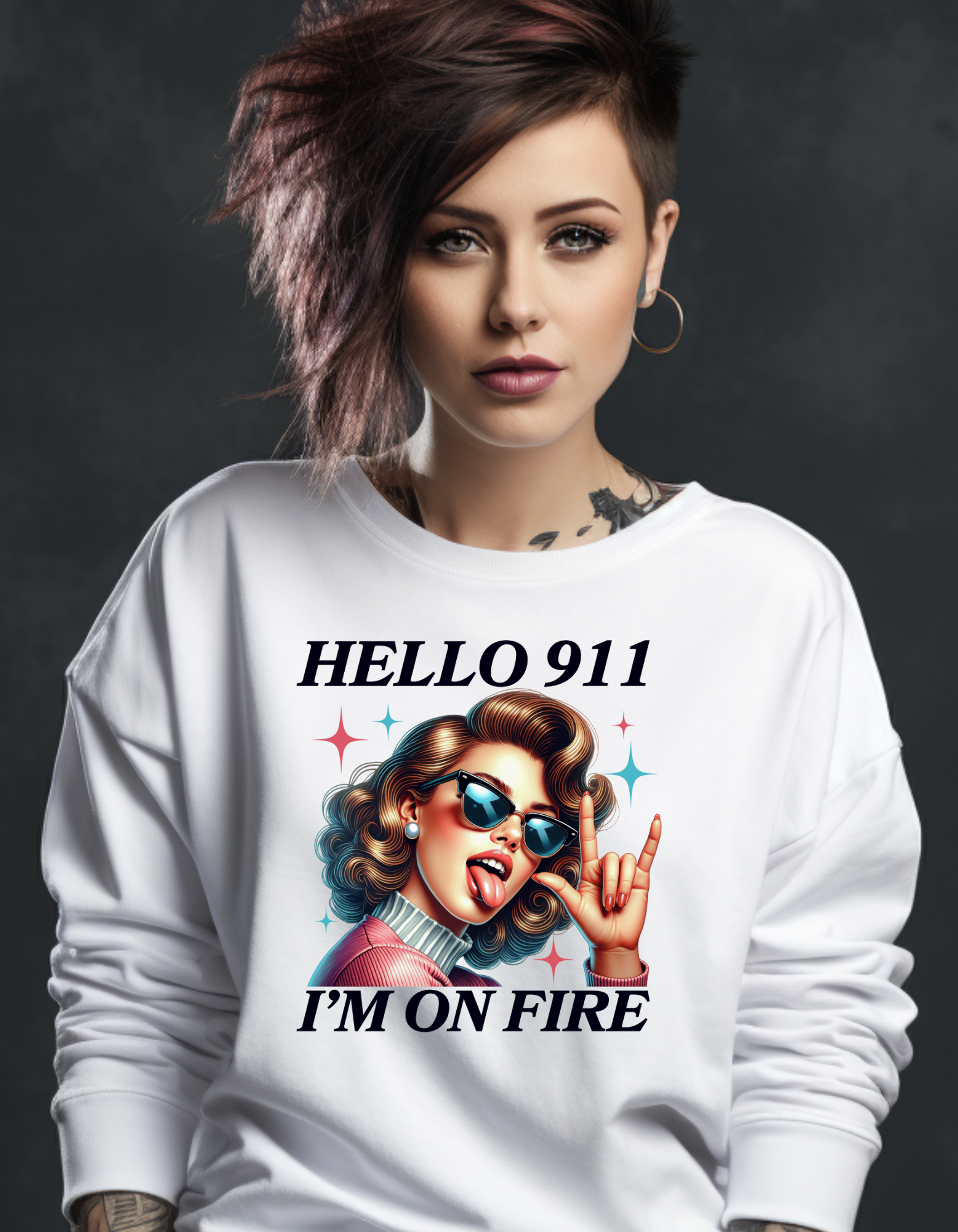 I'm On Fire Unisex Sweatshirt