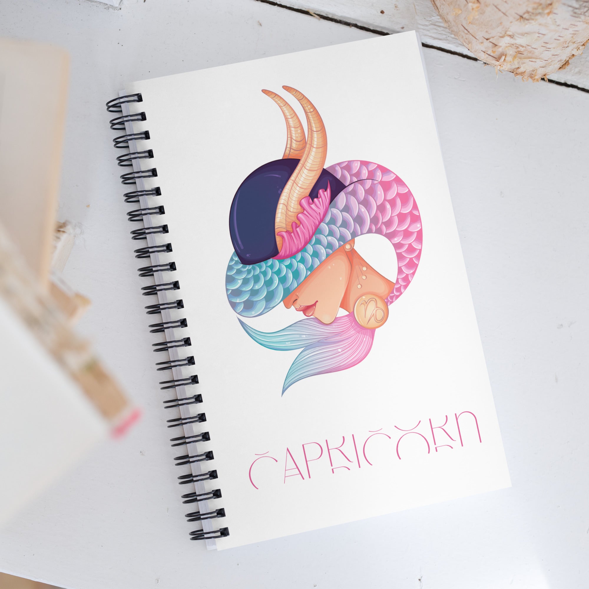 Capricorn Spiral Notebook