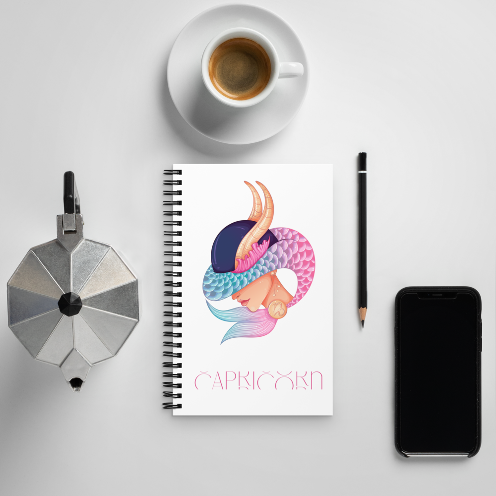 Capricorn Spiral Notebook