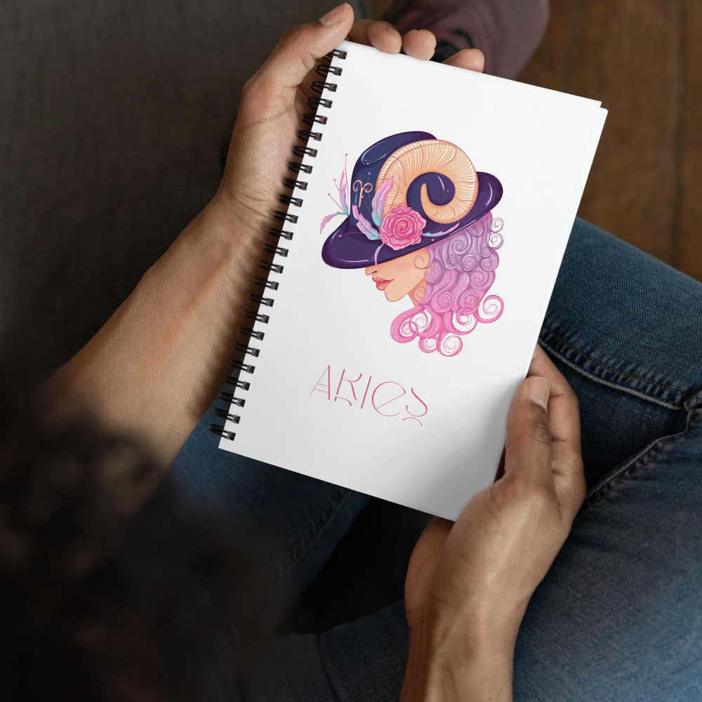 Aries Spiral Notebook