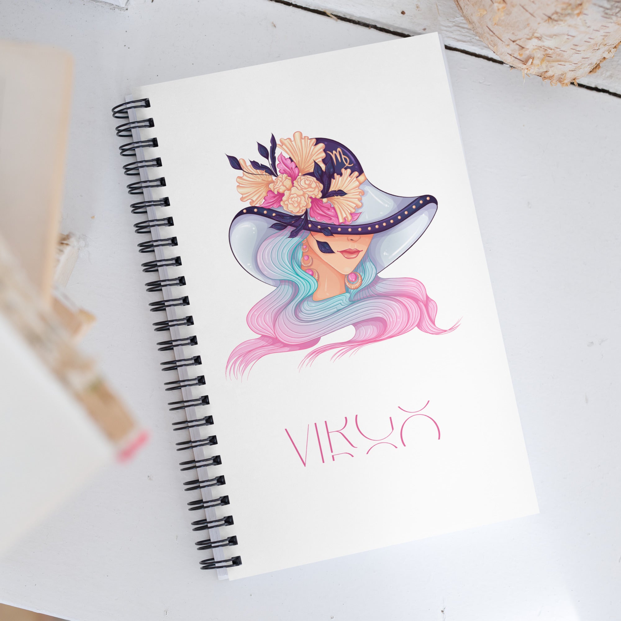 Virgo Spiral Notebook