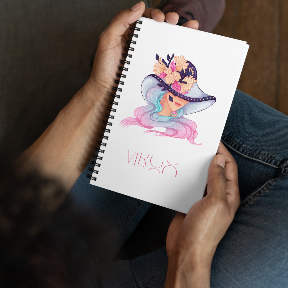 Virgo Spiral Notebook