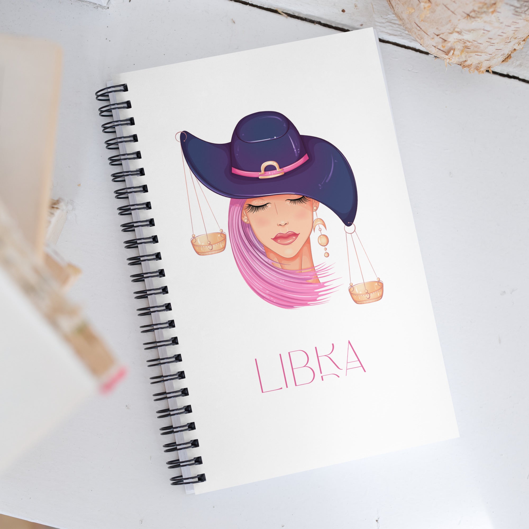 Libra Spiral Notebook