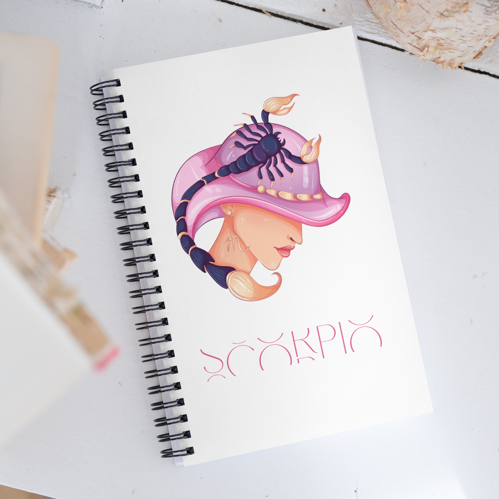 Scorpio Spiral Notebook