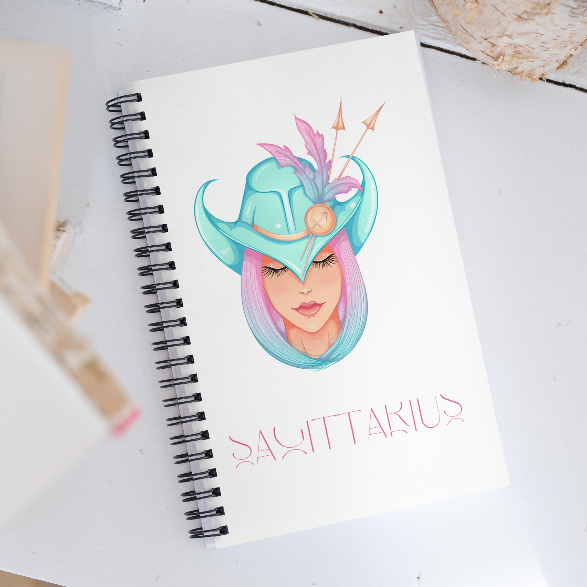 Sagittarius Spiral Notebook