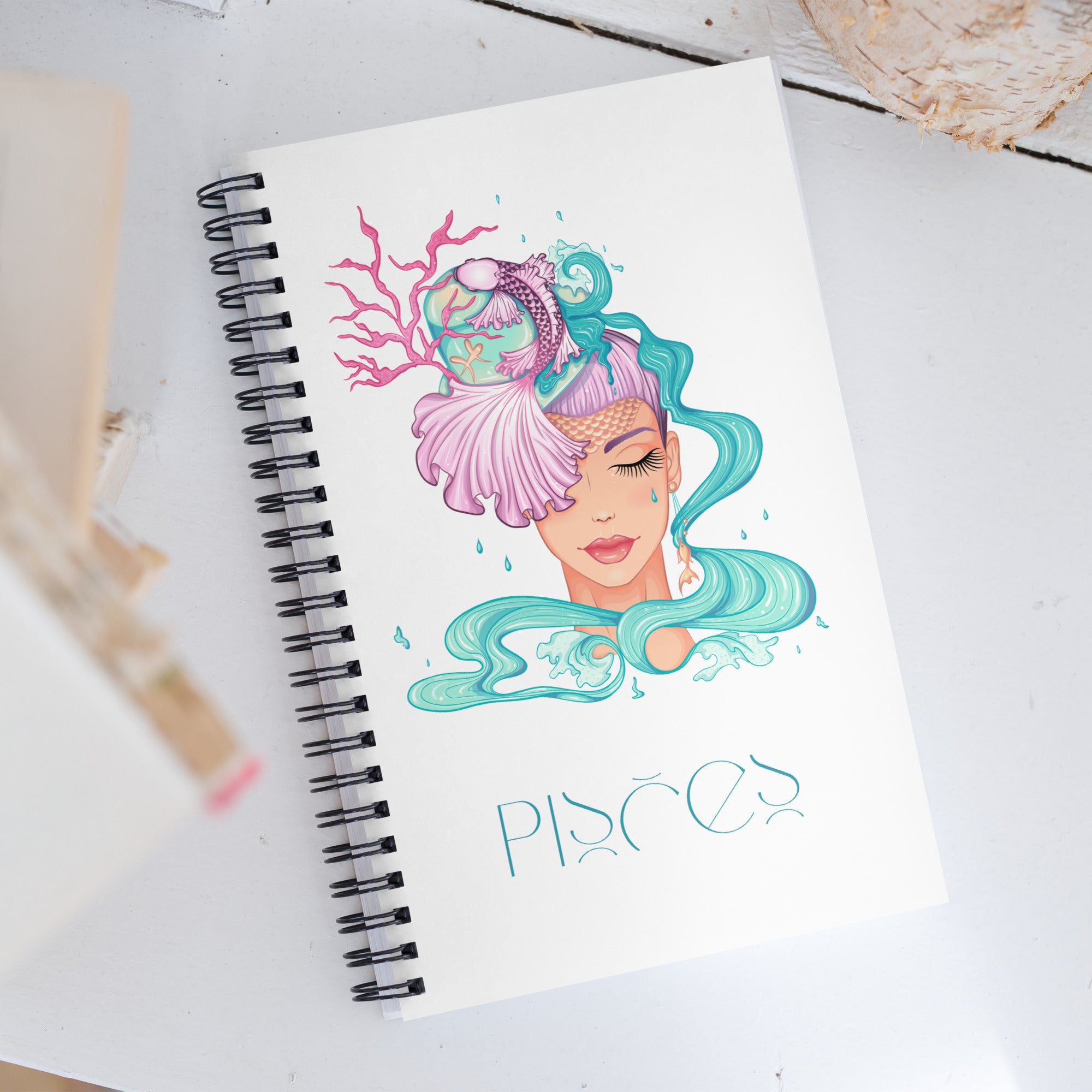 Pisces Spiral Notebook