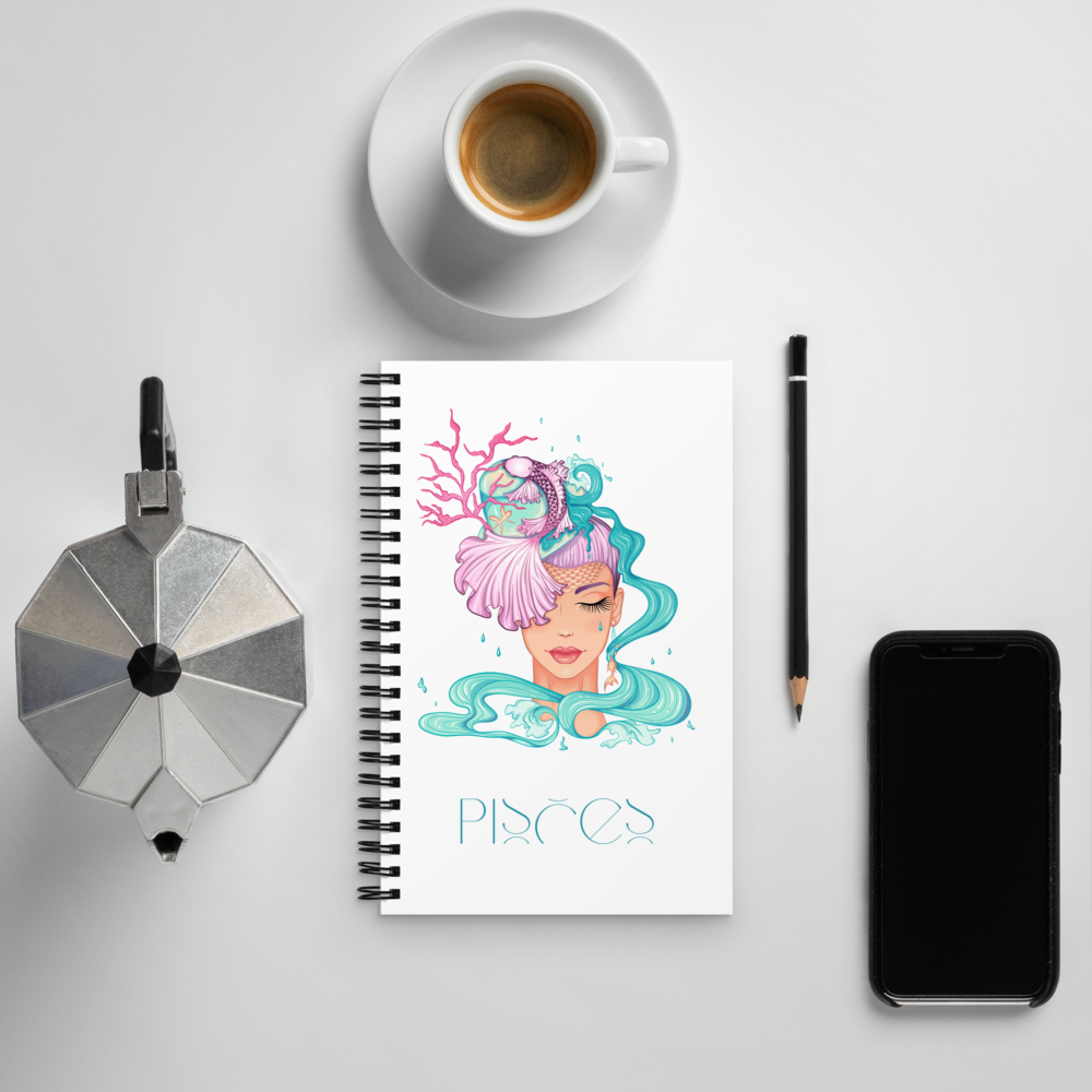 Pisces Spiral Notebook