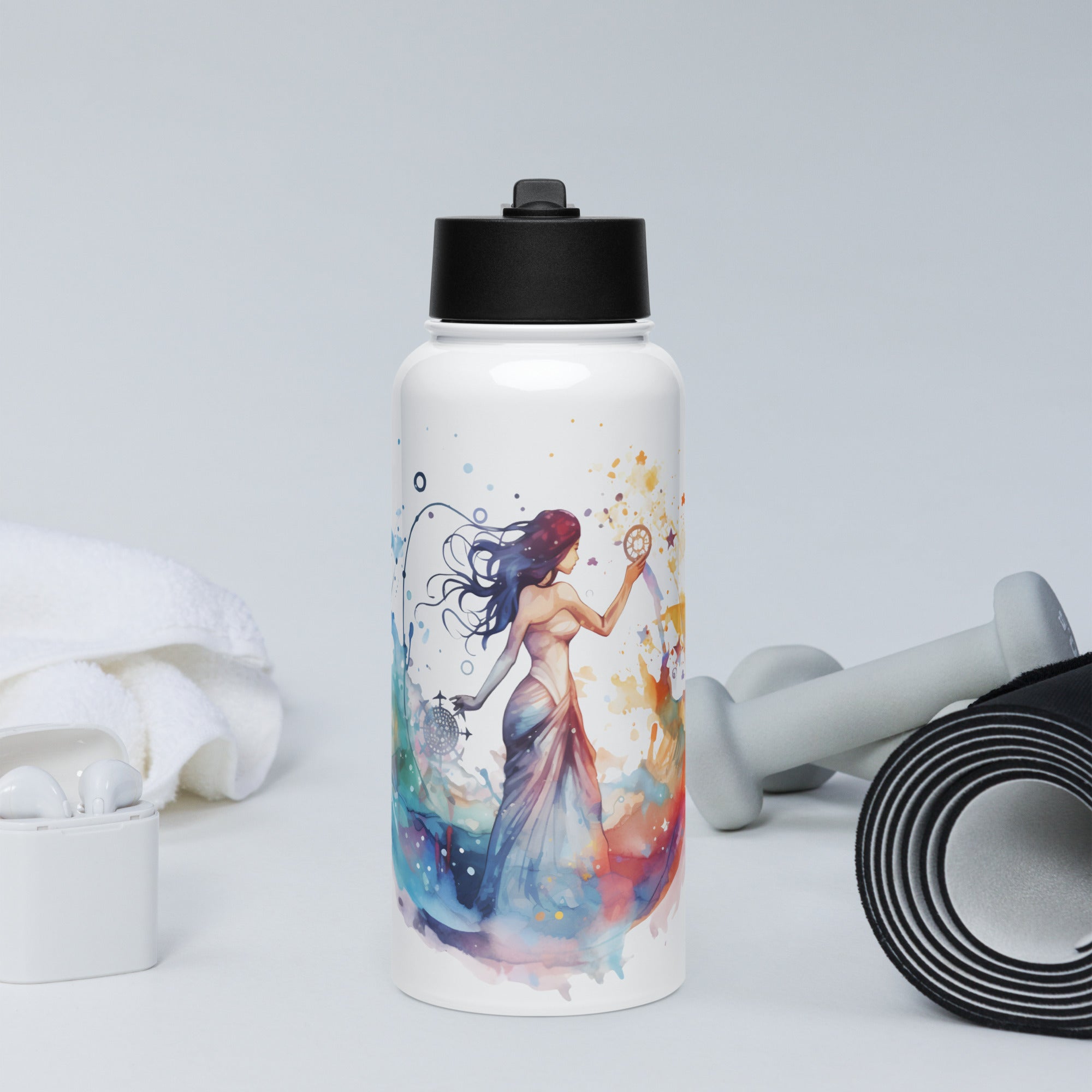 Aquarius Stainless Steel Water Bottle