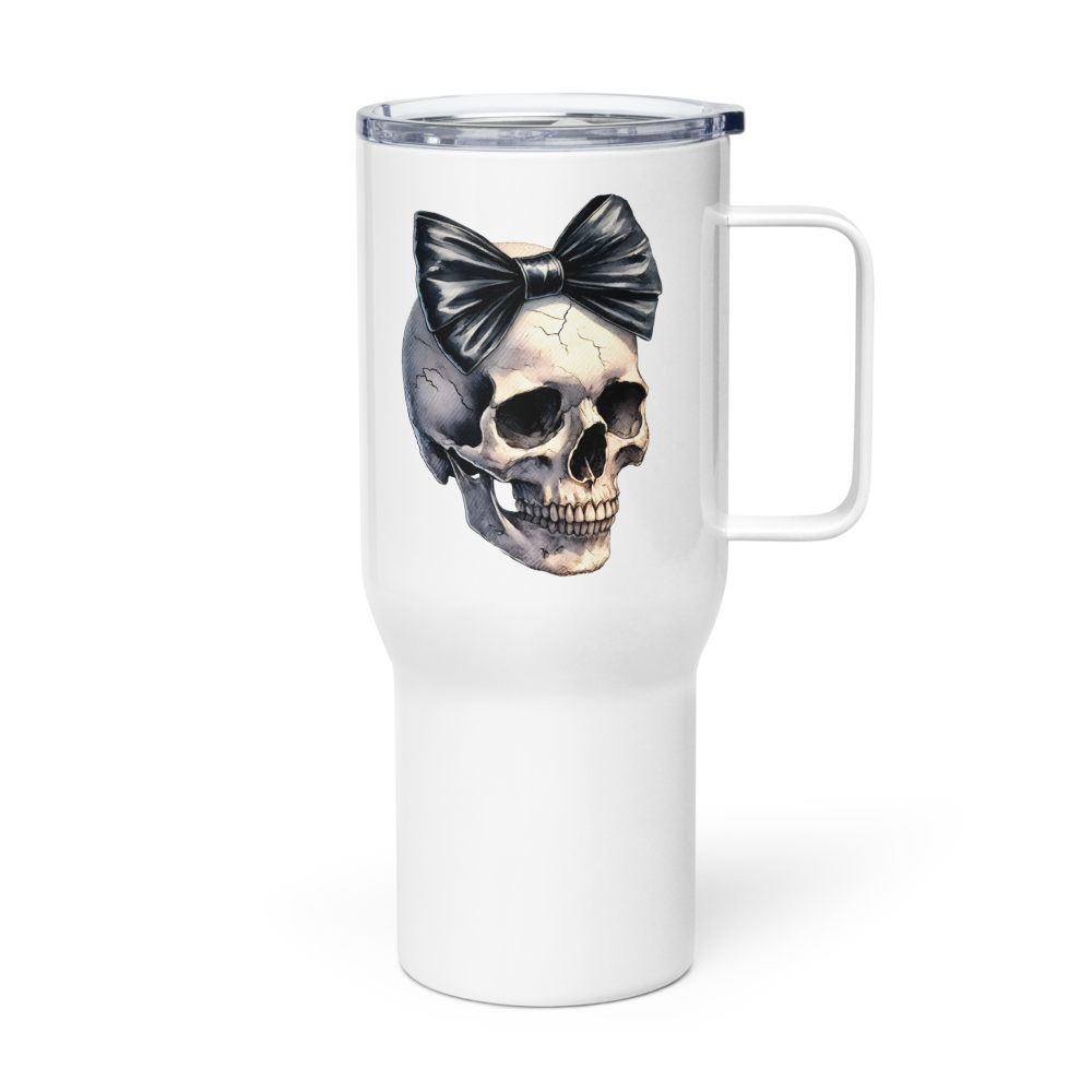 Skeleton Girl Travel Mug with Handle