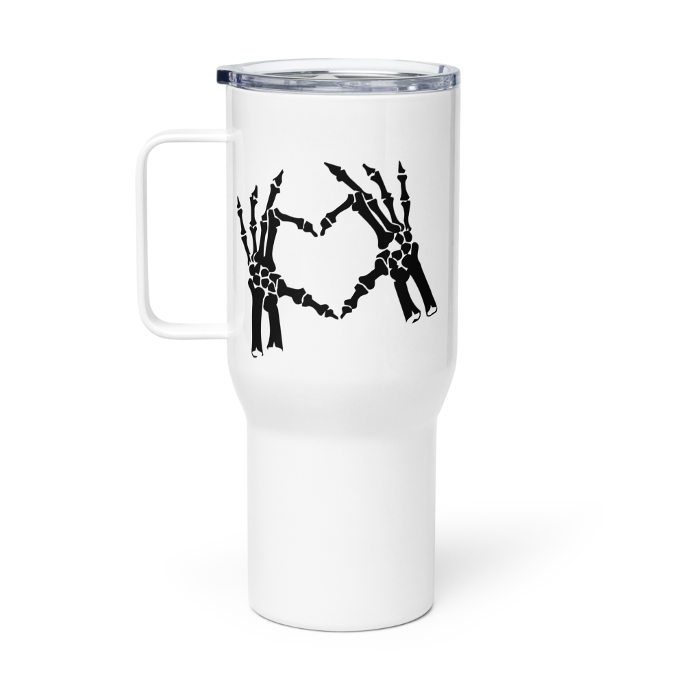 Skeleton Girl Travel Mug with Handle