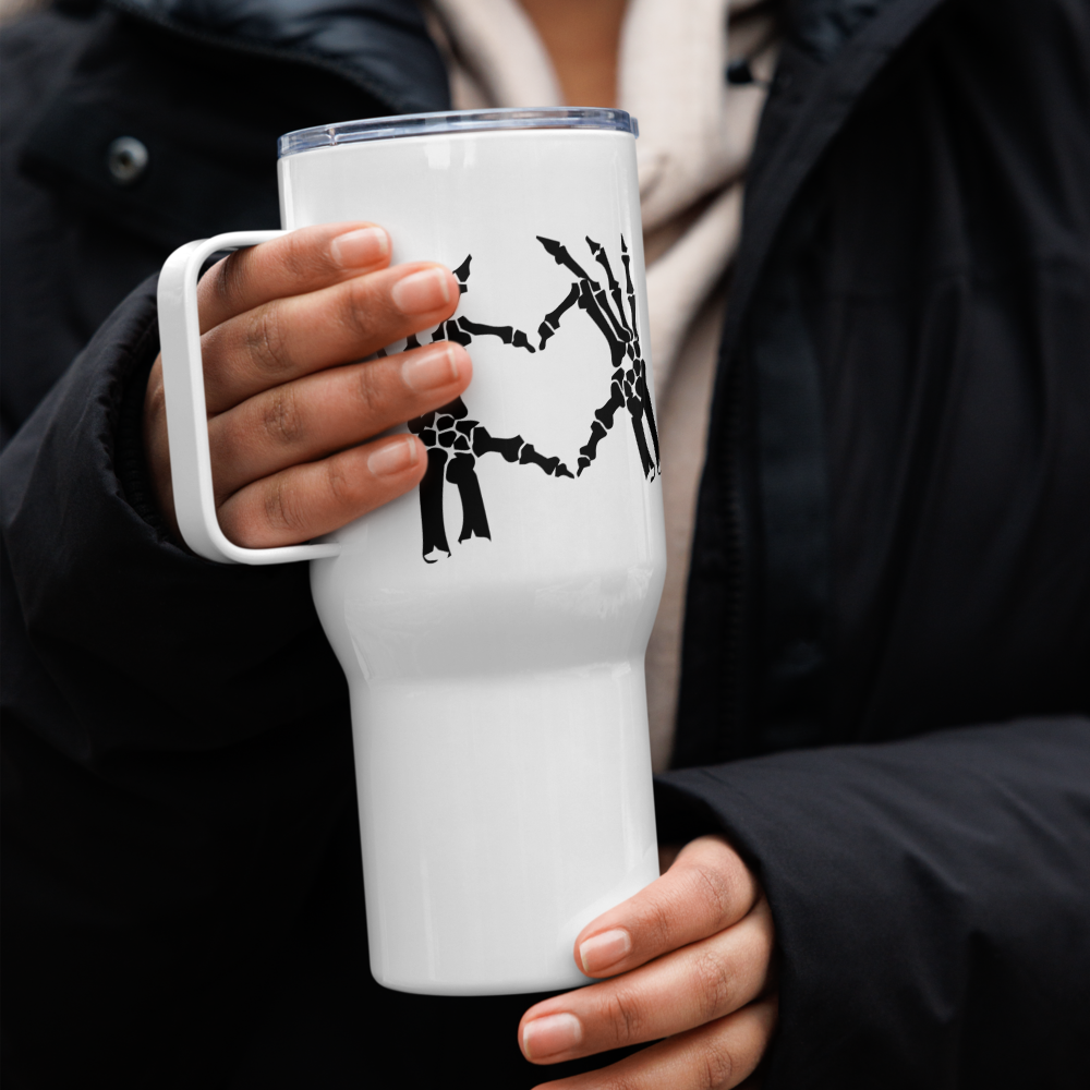 Skeleton Girl Travel Mug with Handle