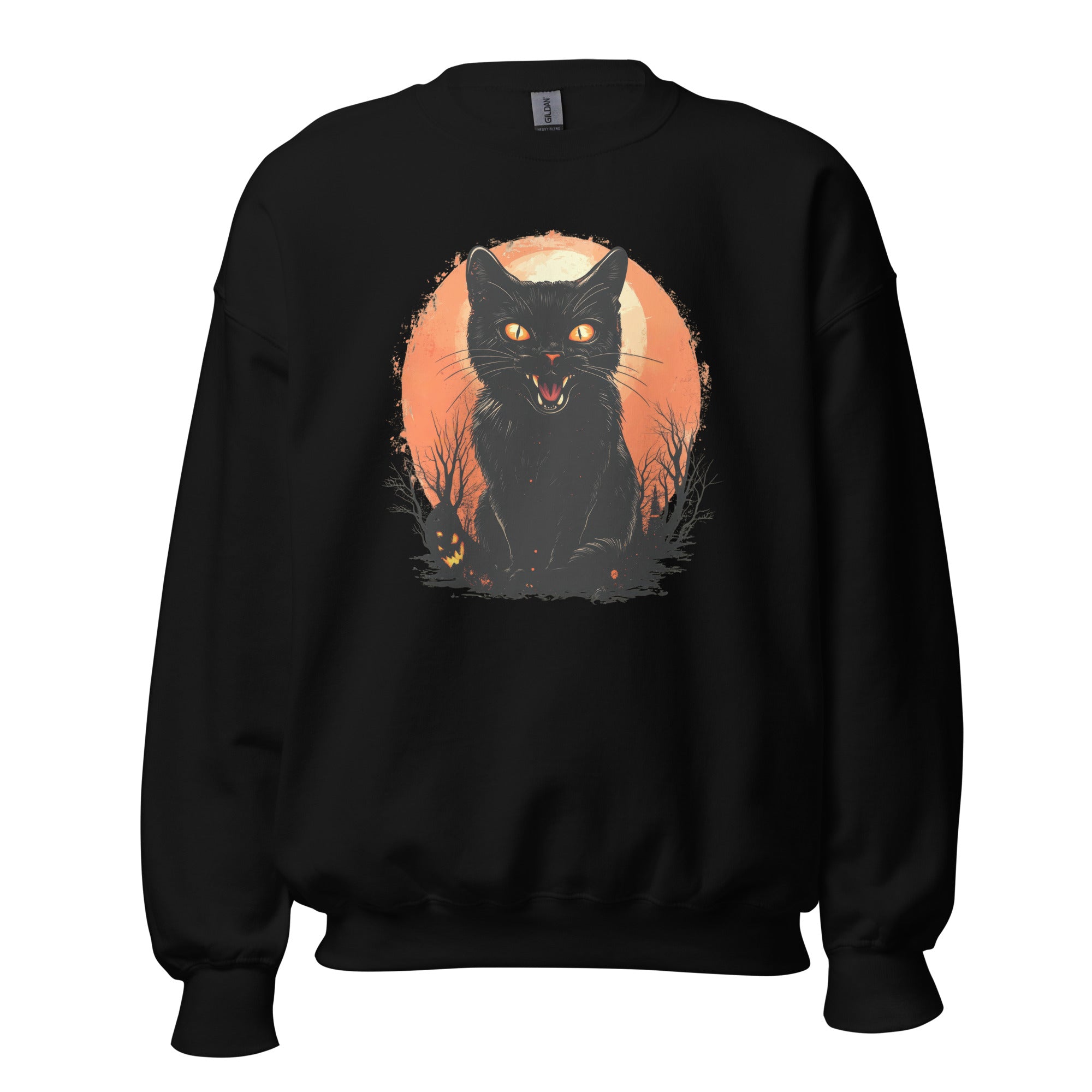 Black Cat Unisex Sweatshirt