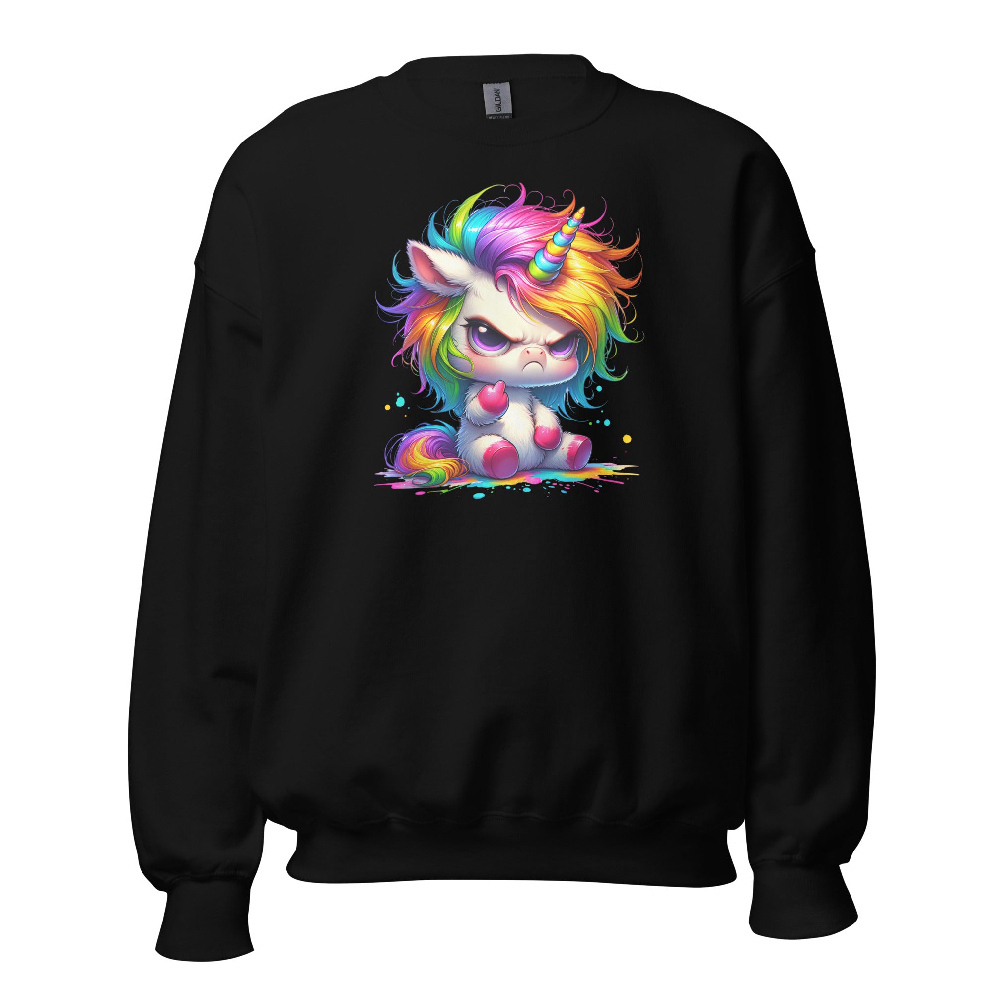 Angry Unicorn Unisex Sweatshirt