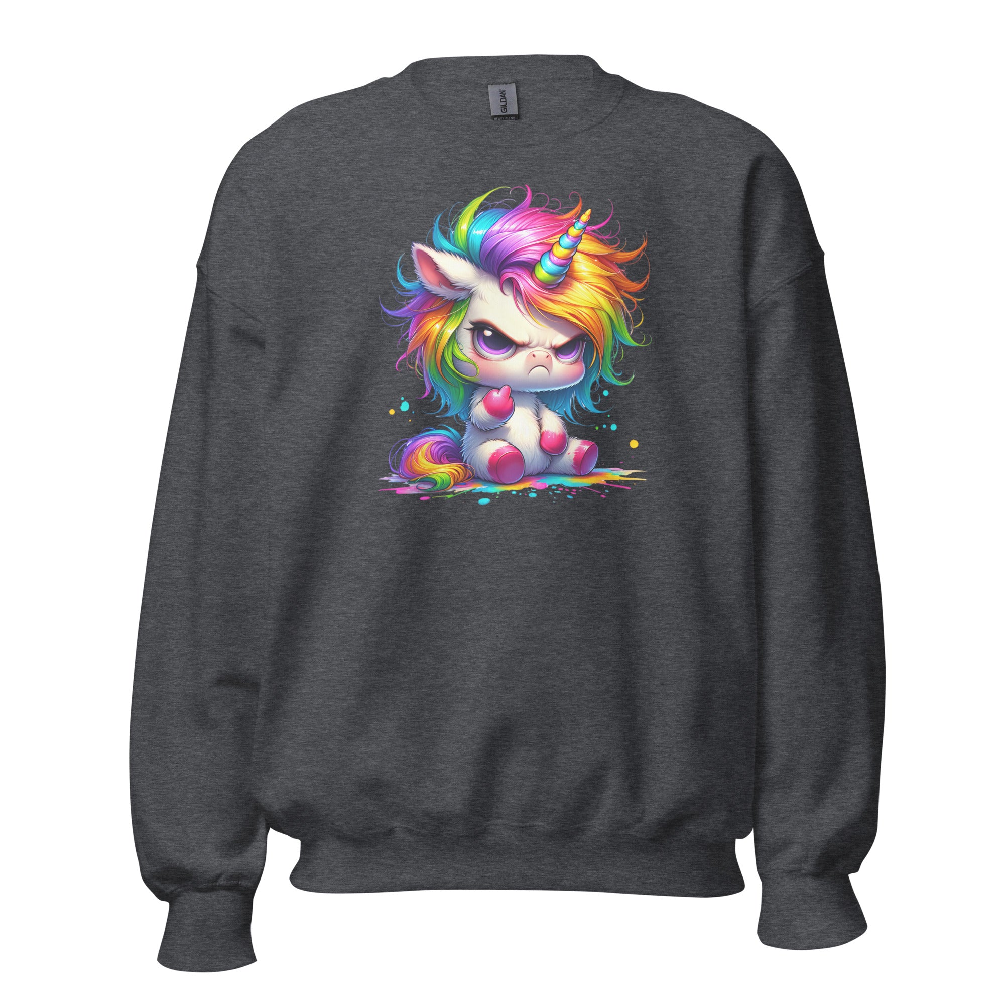 Angry Unicorn Unisex Sweatshirt