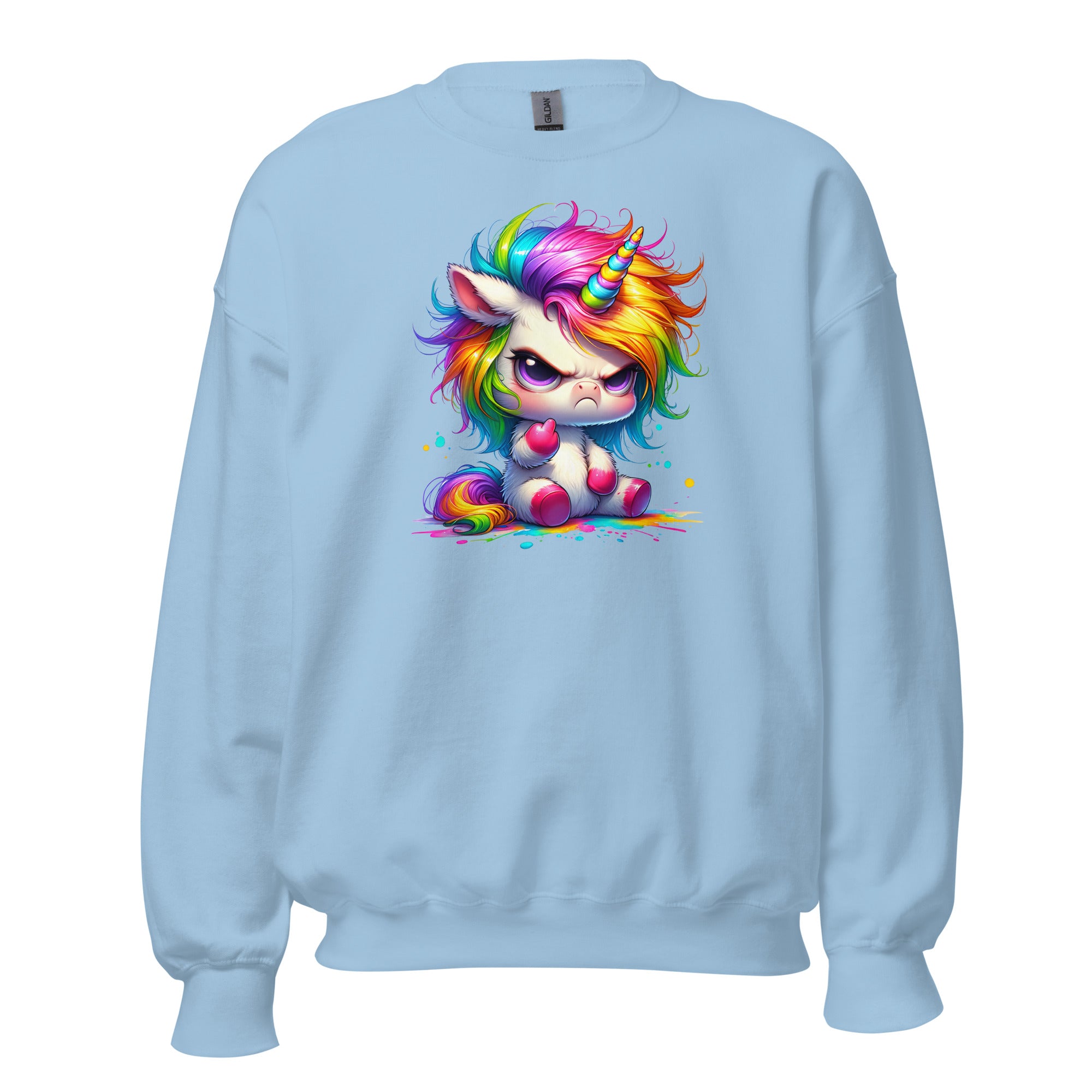 Angry Unicorn Unisex Sweatshirt