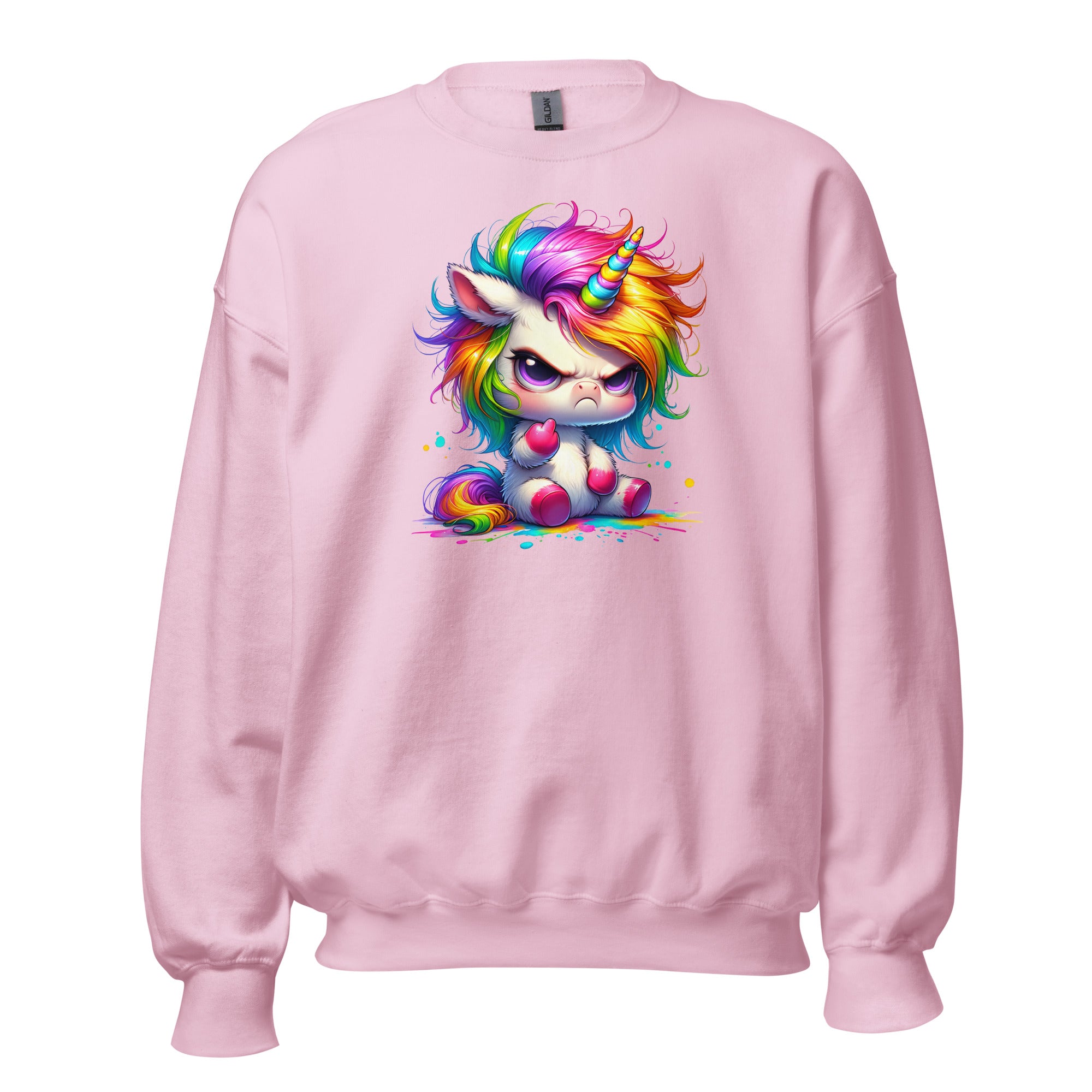 Angry Unicorn Unisex Sweatshirt