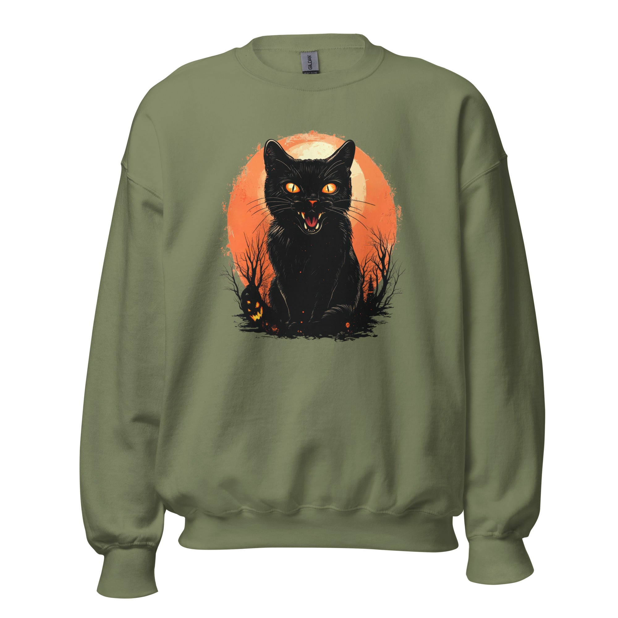 Black Cat Unisex Sweatshirt