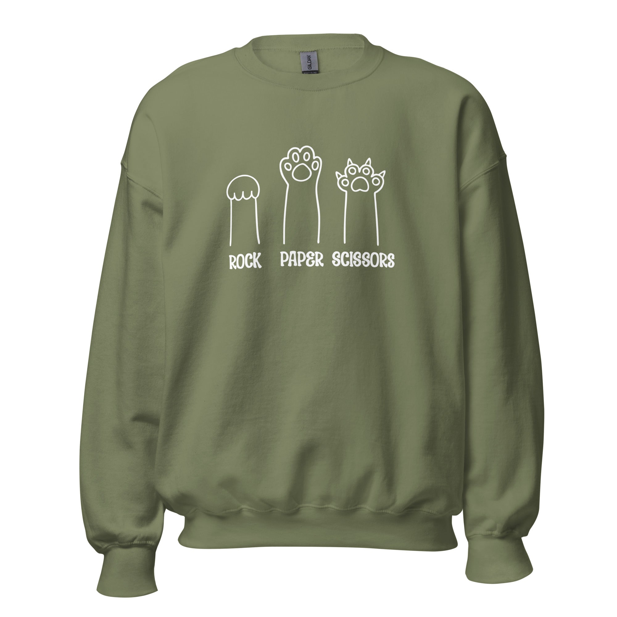 Rock, Paper, Scissors Unisex Sweatshirt