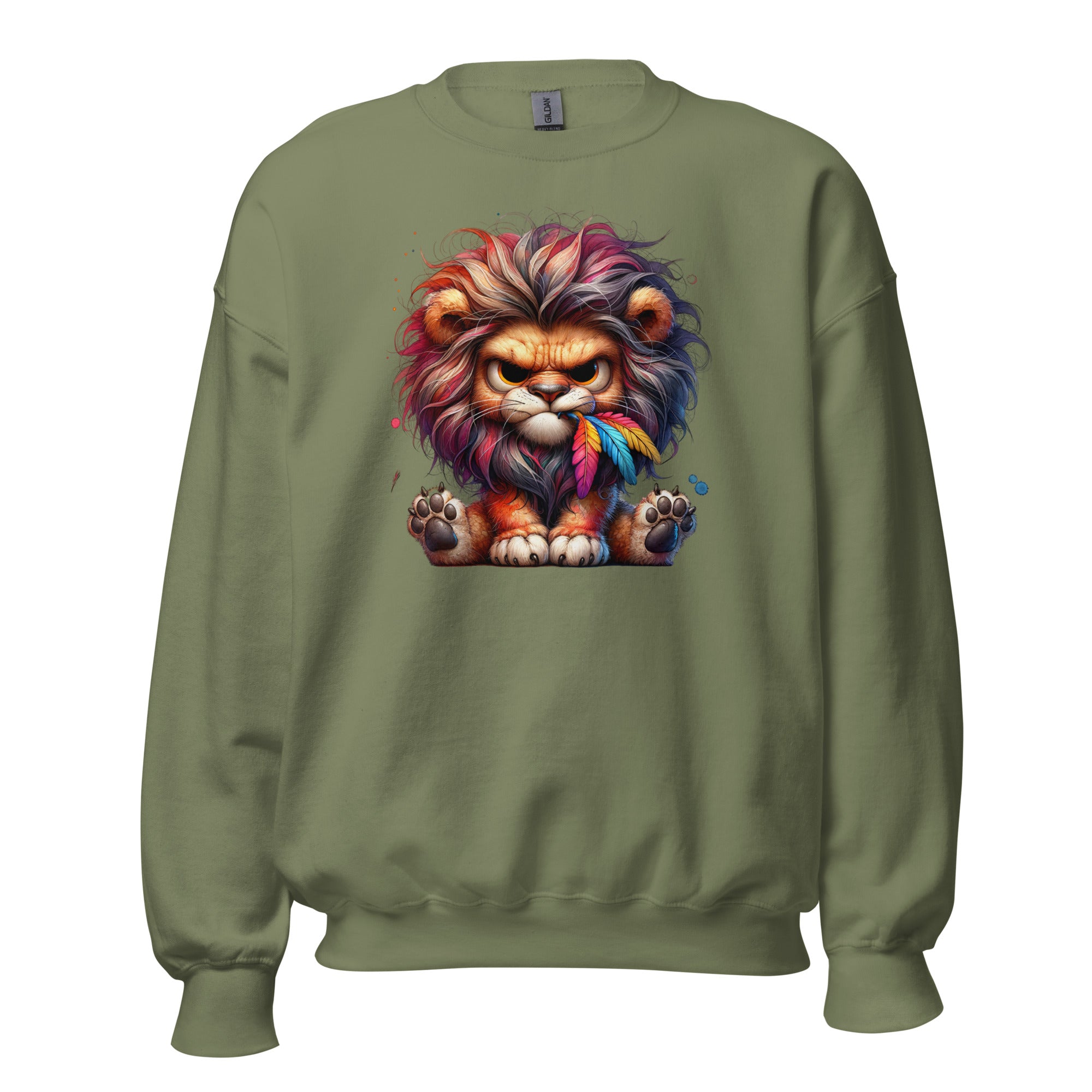 Angry Lion Unisex Sweatshirt