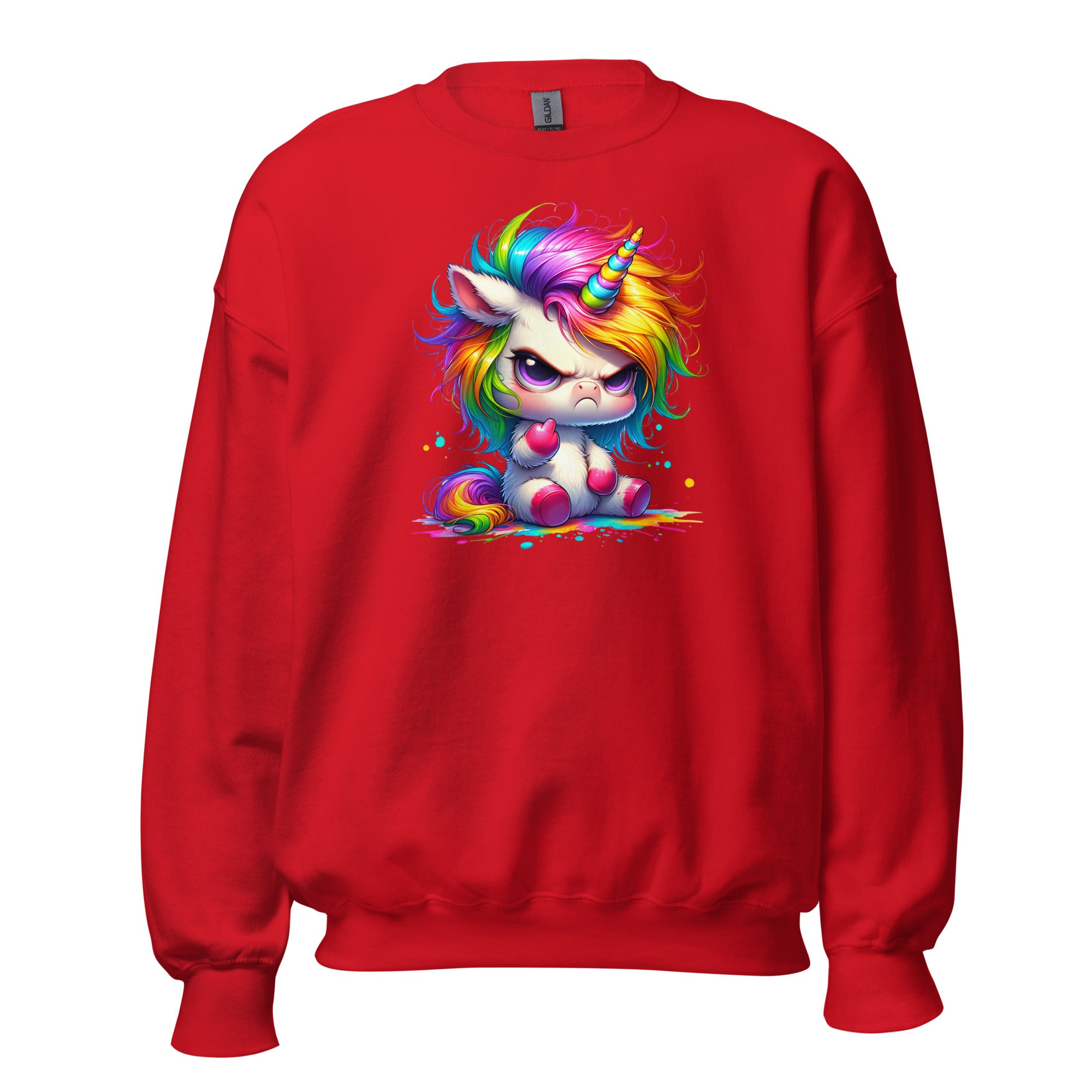 Angry Unicorn Unisex Sweatshirt