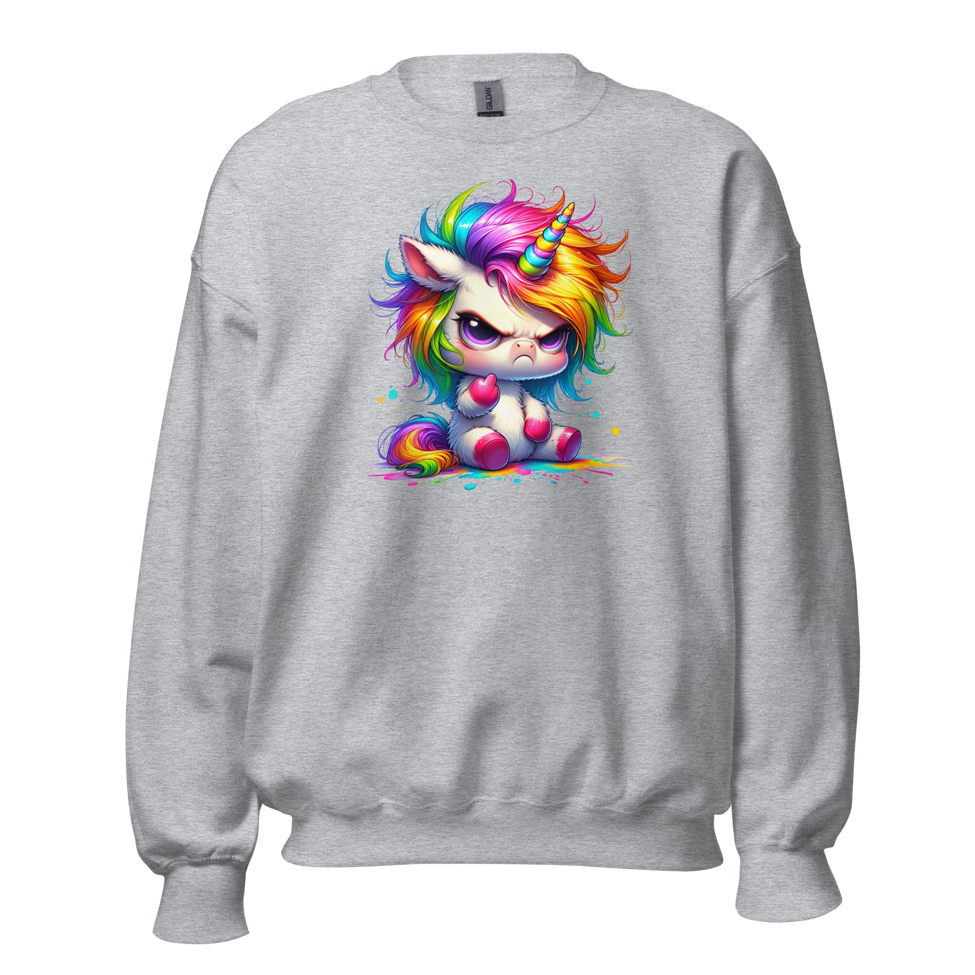 Angry Unicorn Unisex Sweatshirt