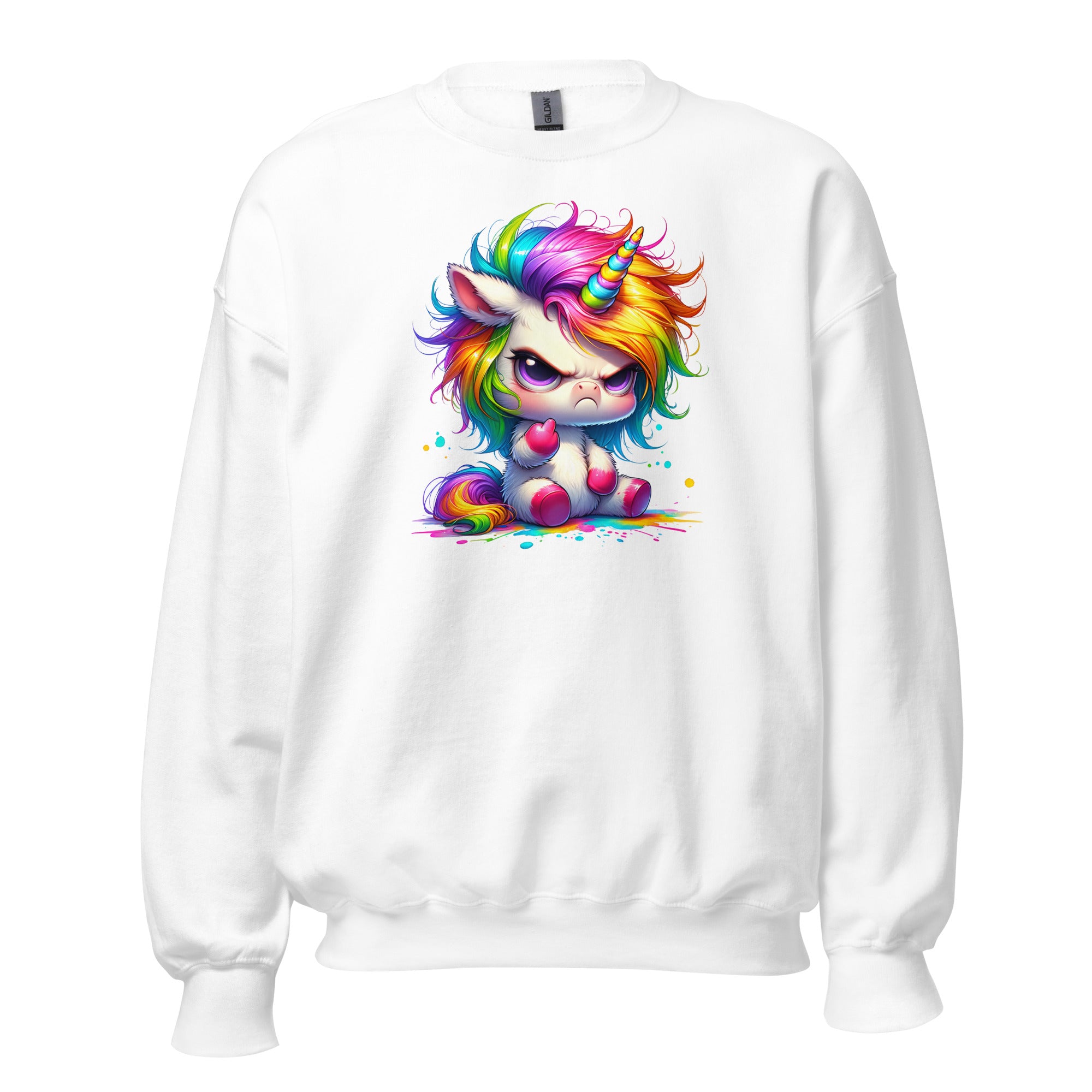 Angry Unicorn Unisex Sweatshirt