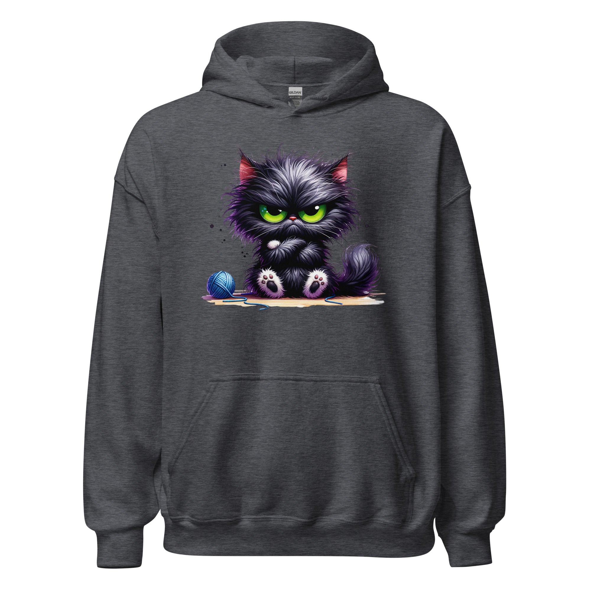 Angry Cat Unisex Hoodie