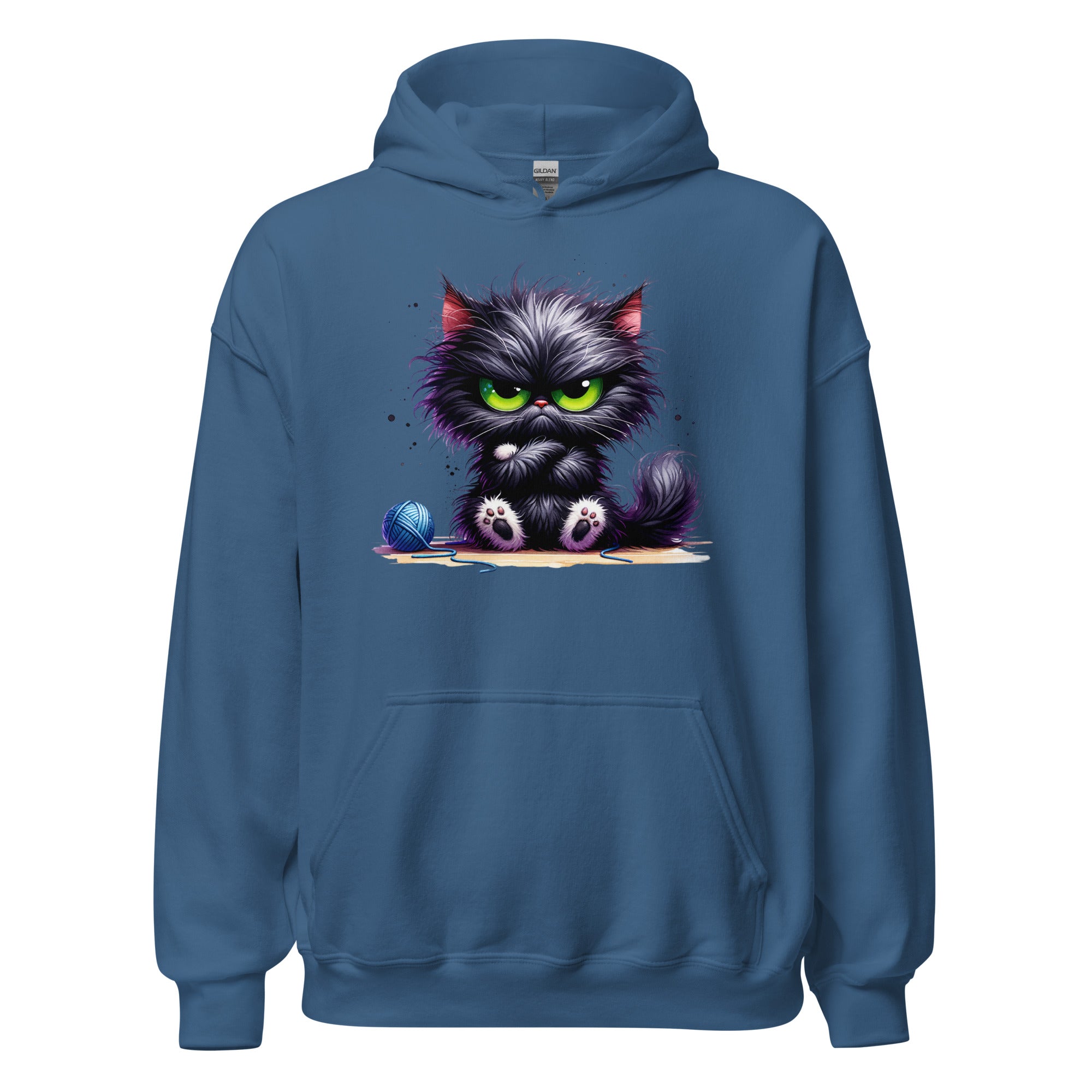 Angry Cat Unisex Hoodie