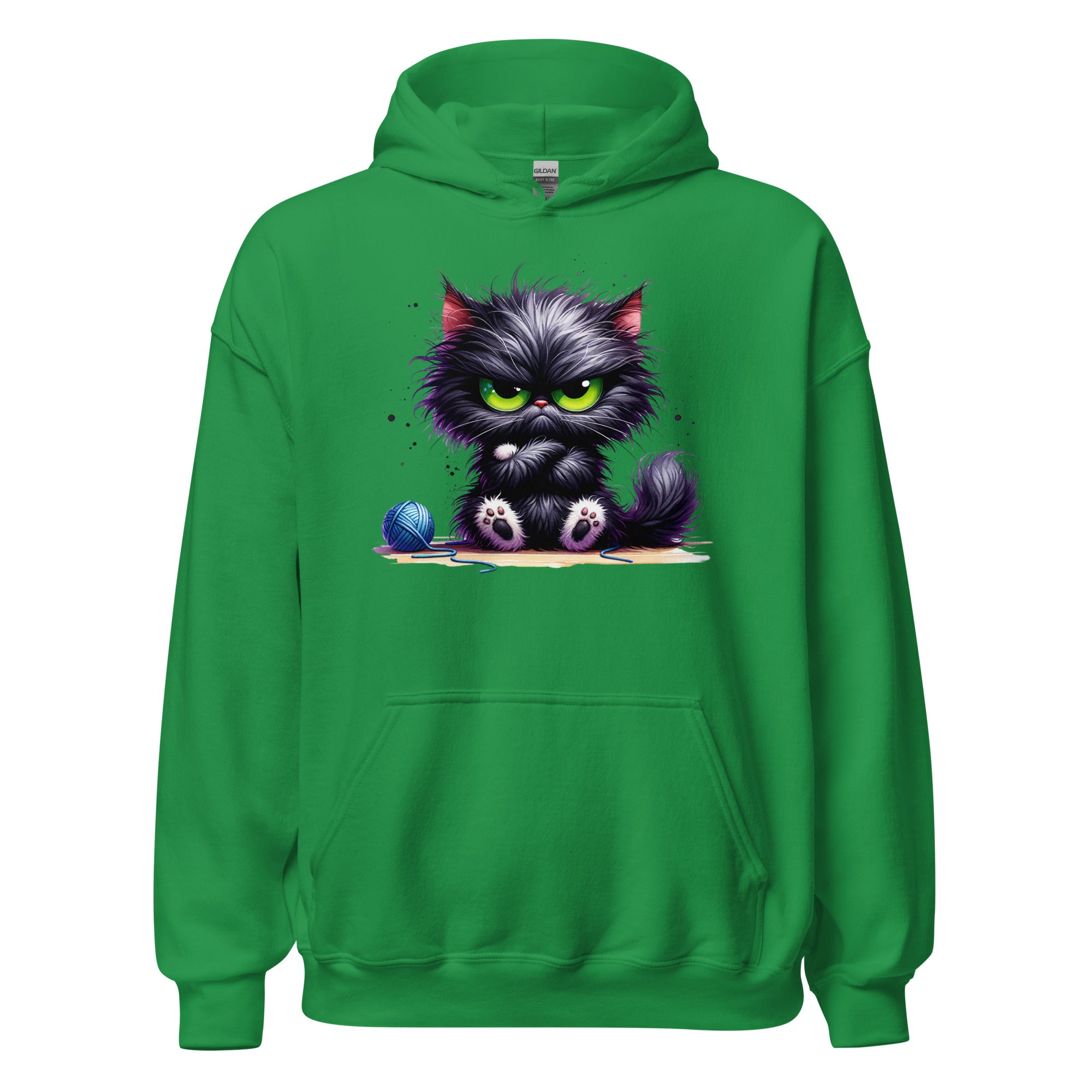 Angry Cat Unisex Hoodie