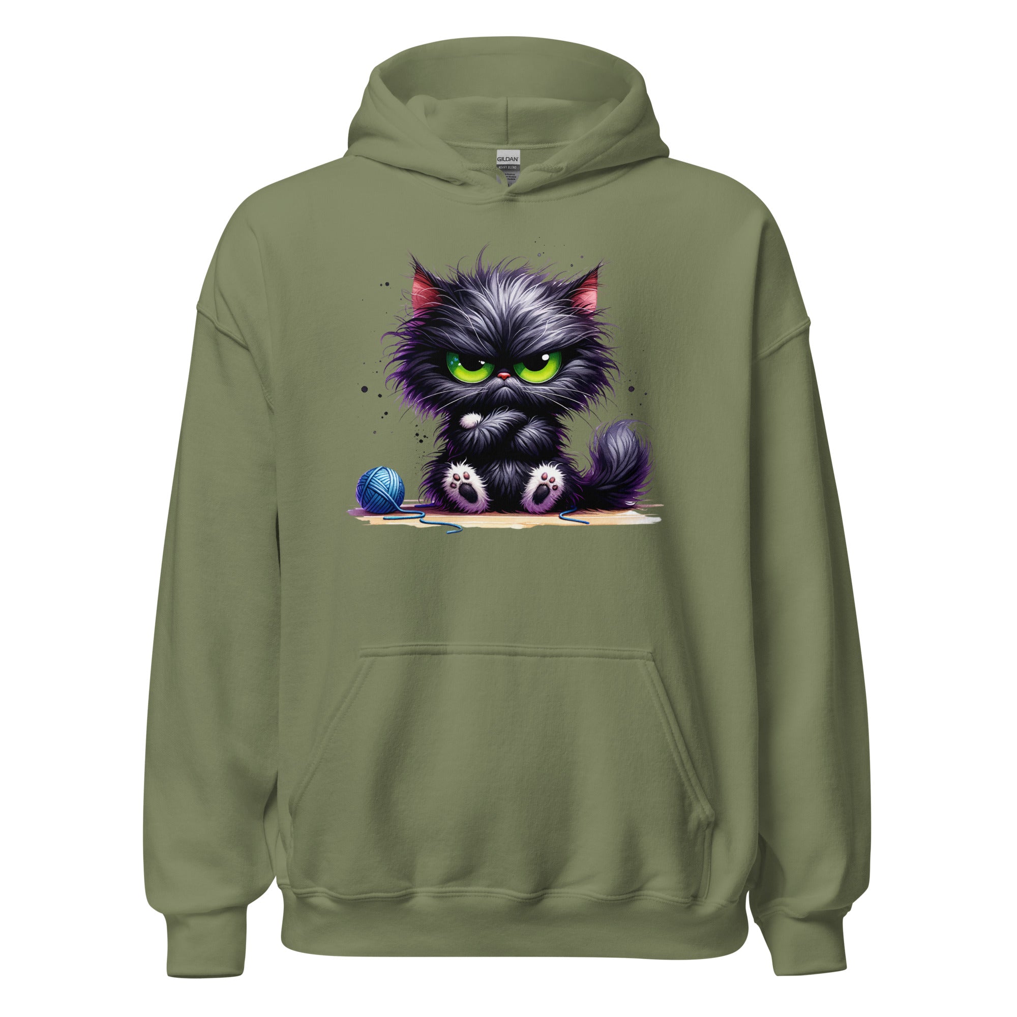 Angry Cat Unisex Hoodie