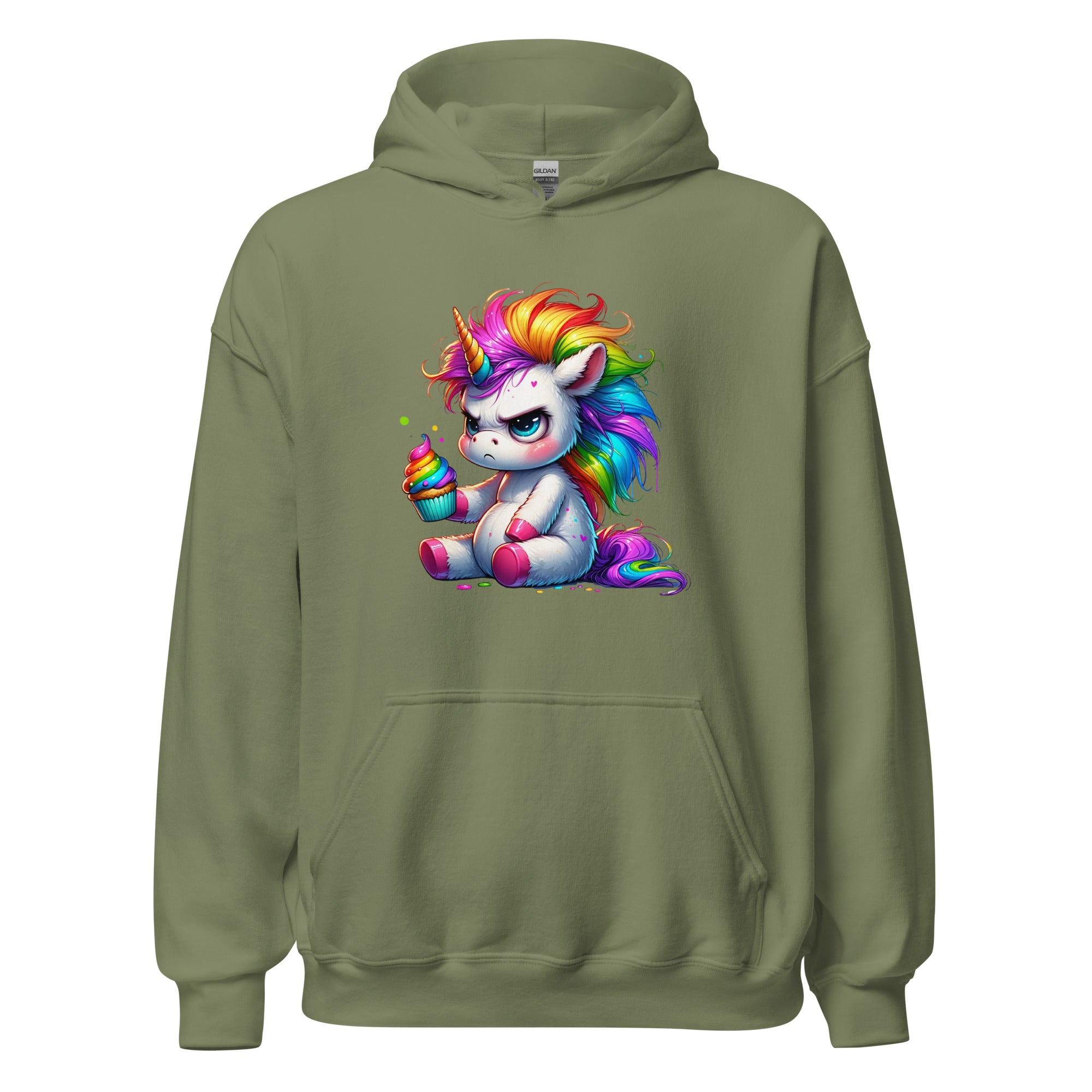 Angry Unicorn Unisex Hoodie