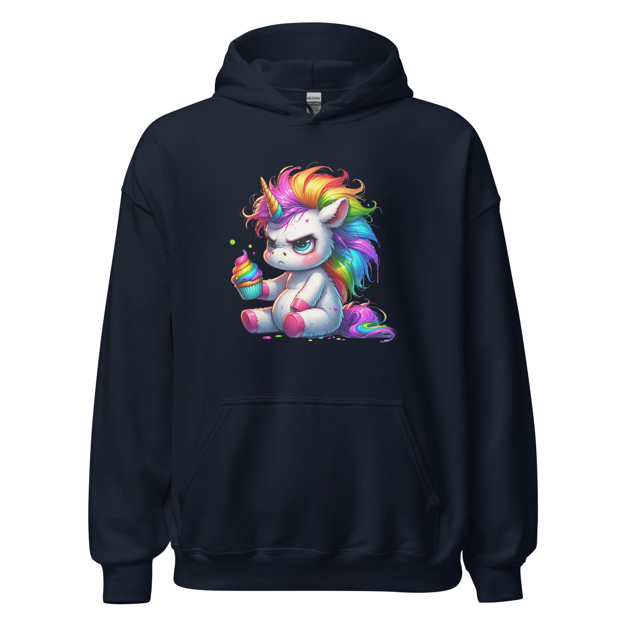 Angry Unicorn Unisex Hoodie