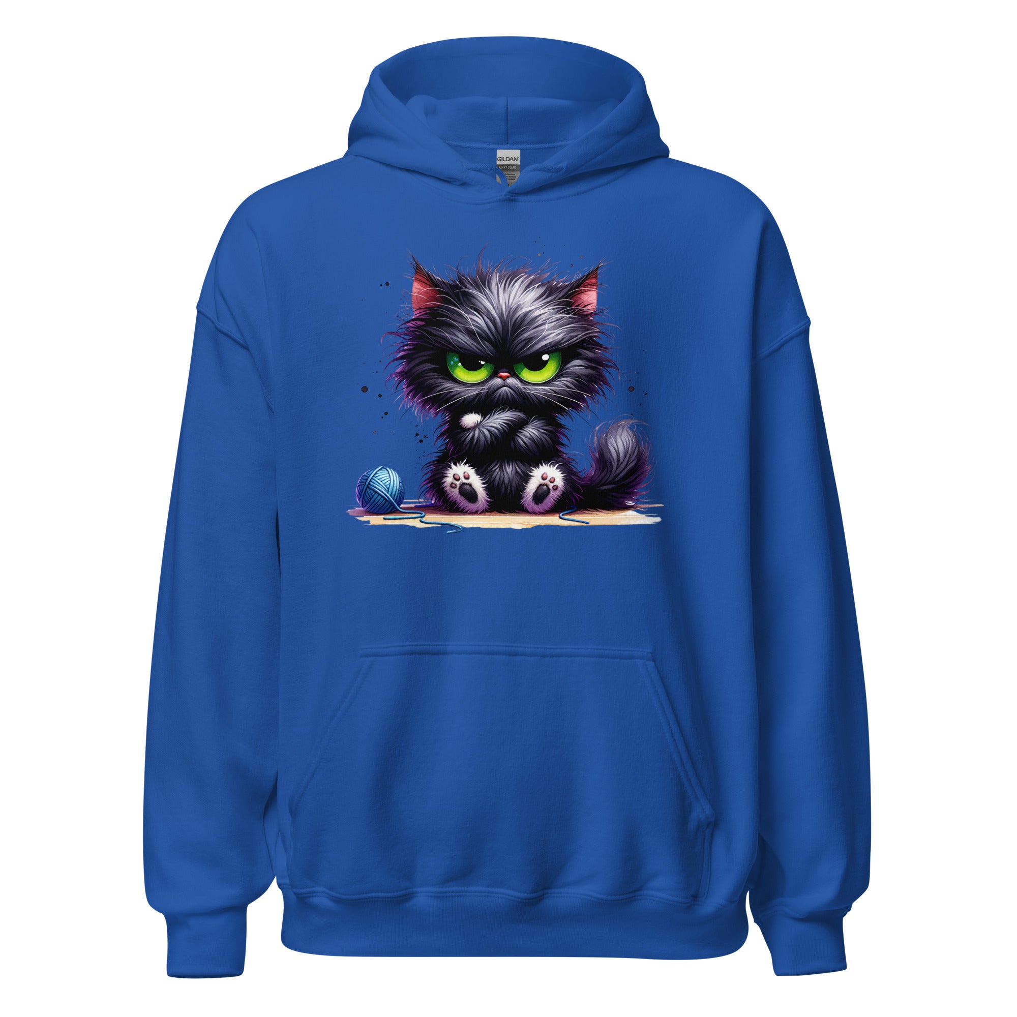 Angry Cat Unisex Hoodie