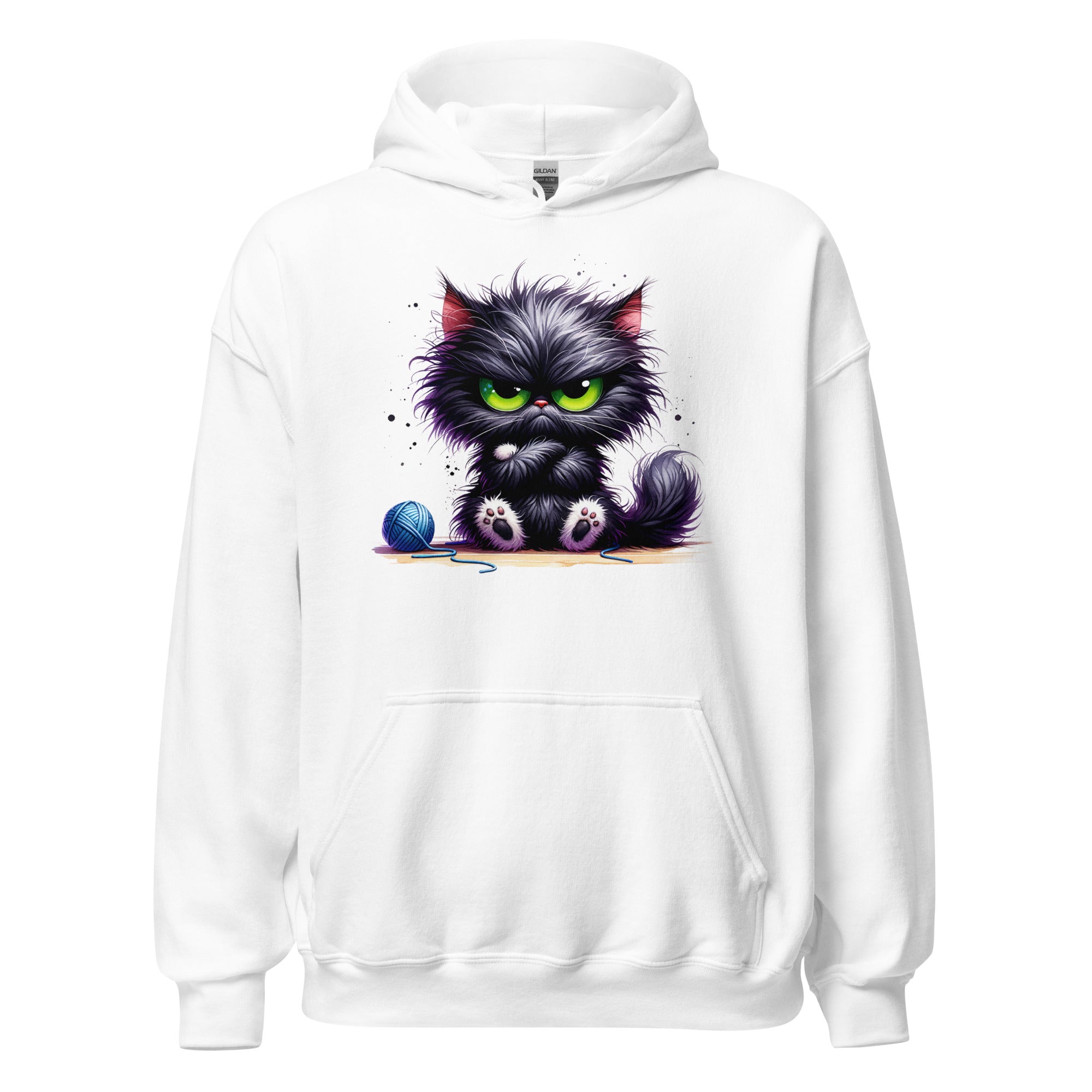 Angry Cat Unisex Hoodie