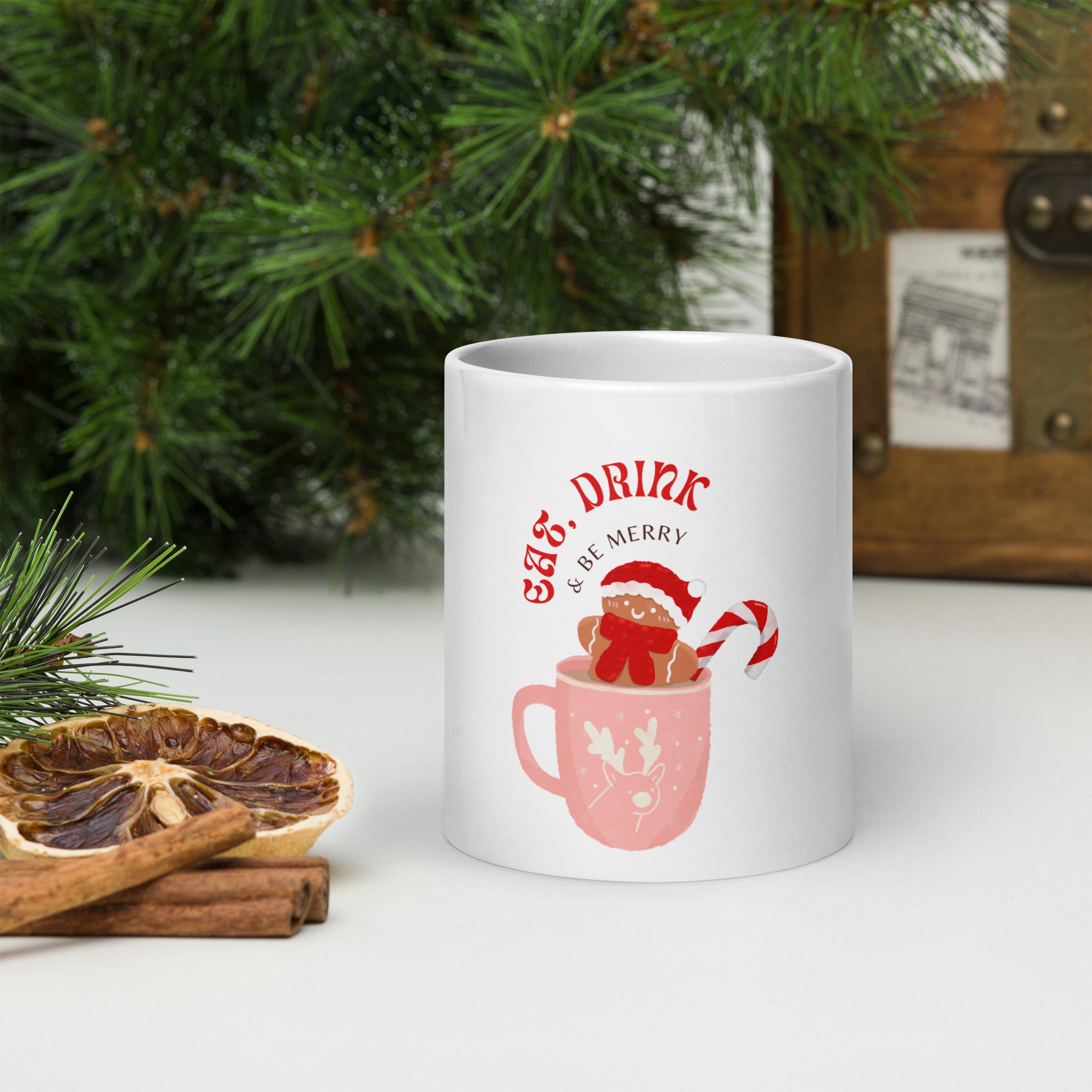 Eat, Drink & be Merry Mug